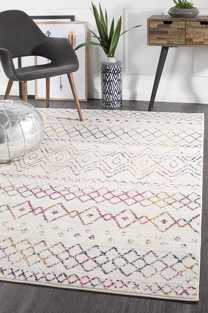 Oasis Nadia Multi Rustic Tribal Rug - Image 3