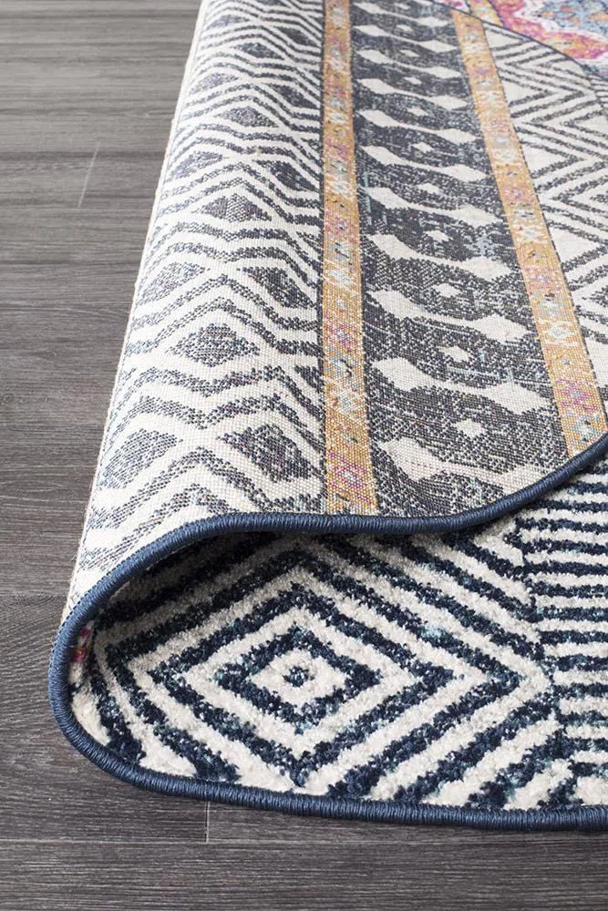 Oasis Sabrina Multi Tribal Round Rug - Image 6