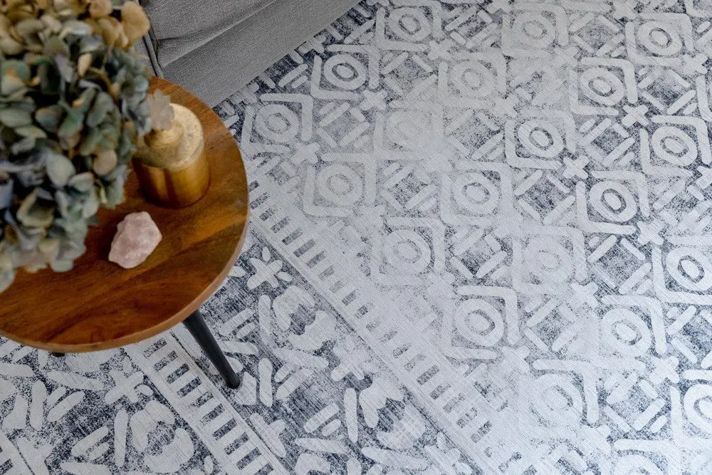 Oran Grey Non-Slip Rug - Image 3