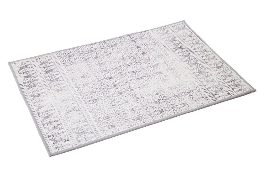 Oran Grey Non-Slip Rug - Image 4