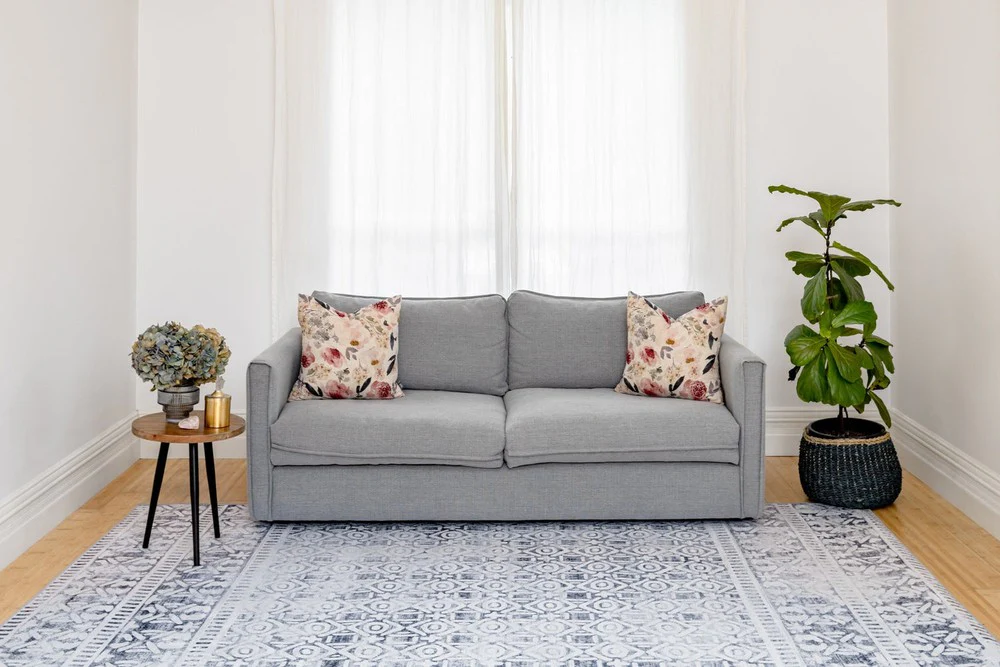 Oran Grey Non-Slip Rug - Image 7
