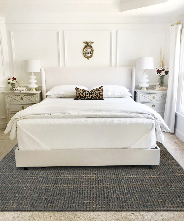 Orion Dark Grey Wool Rug - Image 3