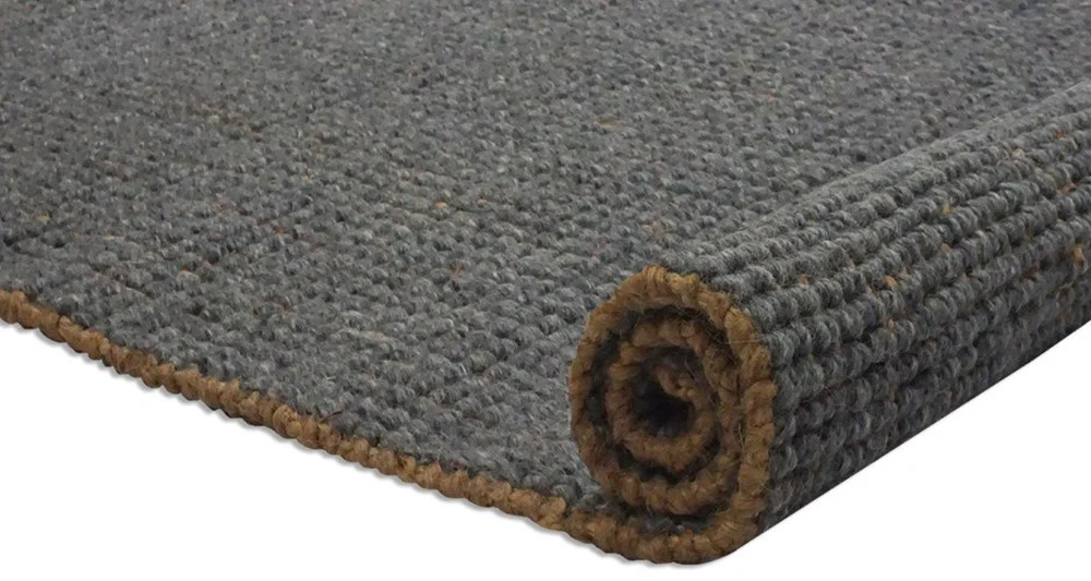 Orion Dark Grey Wool Rug - Image 4
