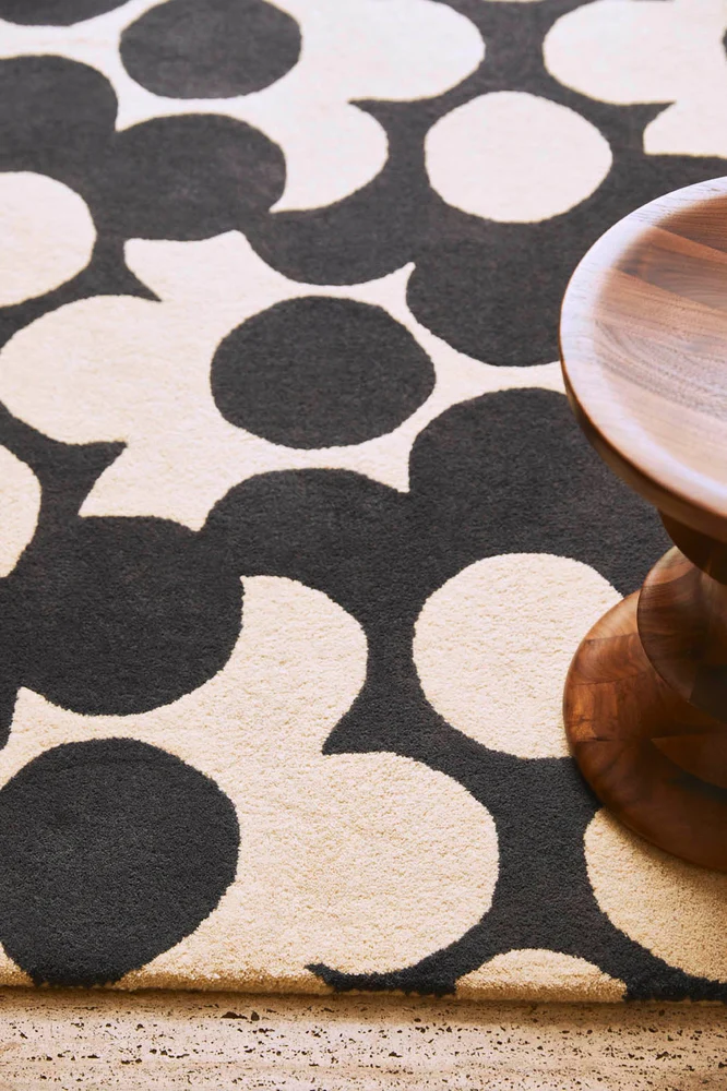 Orla Kiely Puzzle Flower Slate 060905 - Image 5