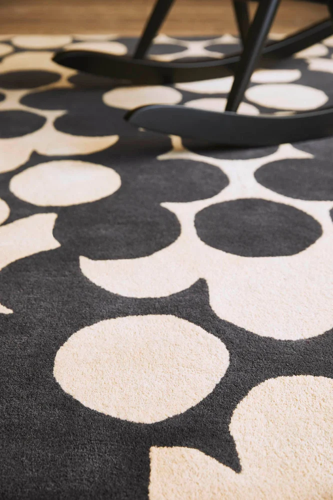 Orla Kiely Puzzle Flower Slate 060905 - Image 6