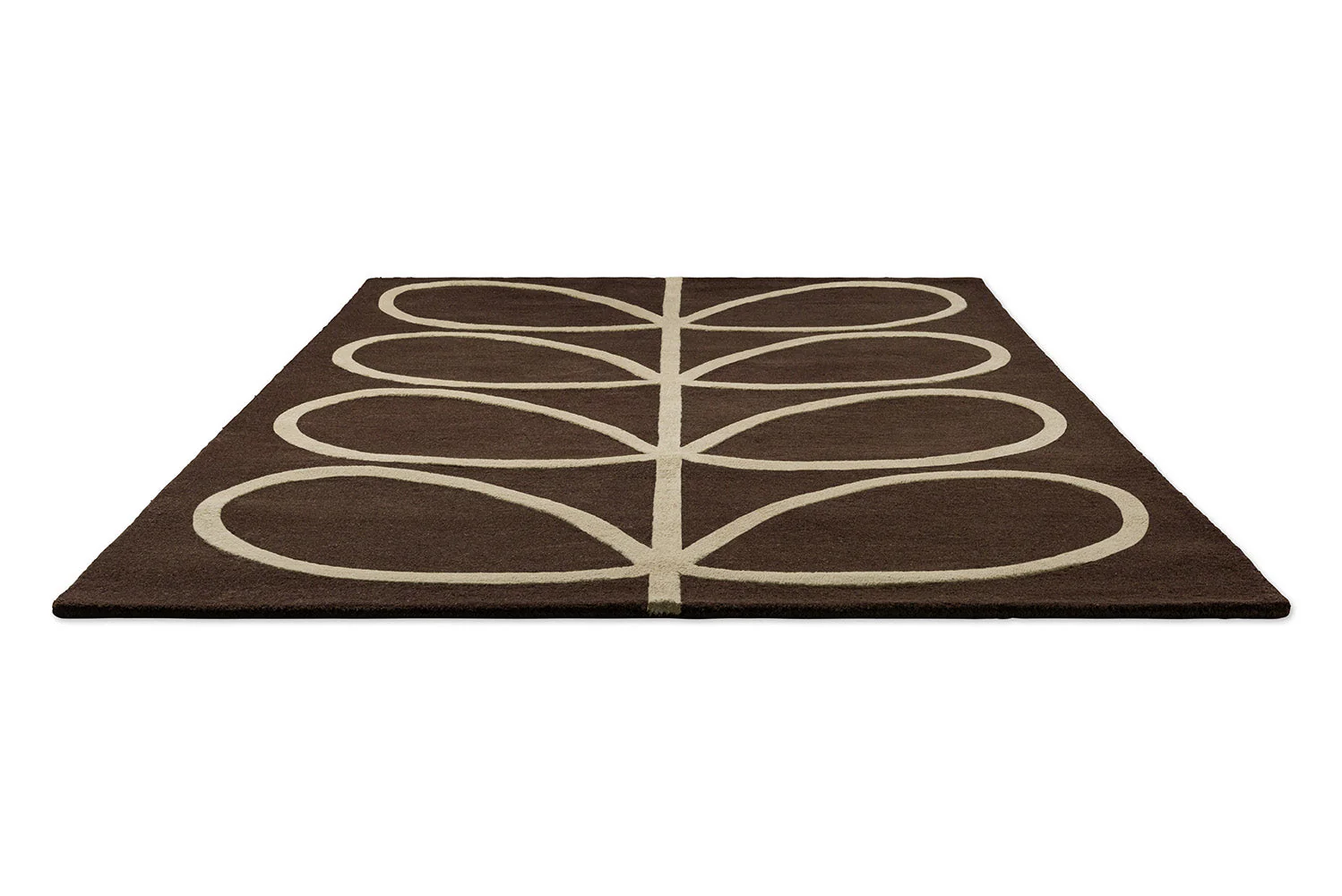 Orla Kiely Giant Linear Stem Walnut 059401 Rug - Image 4