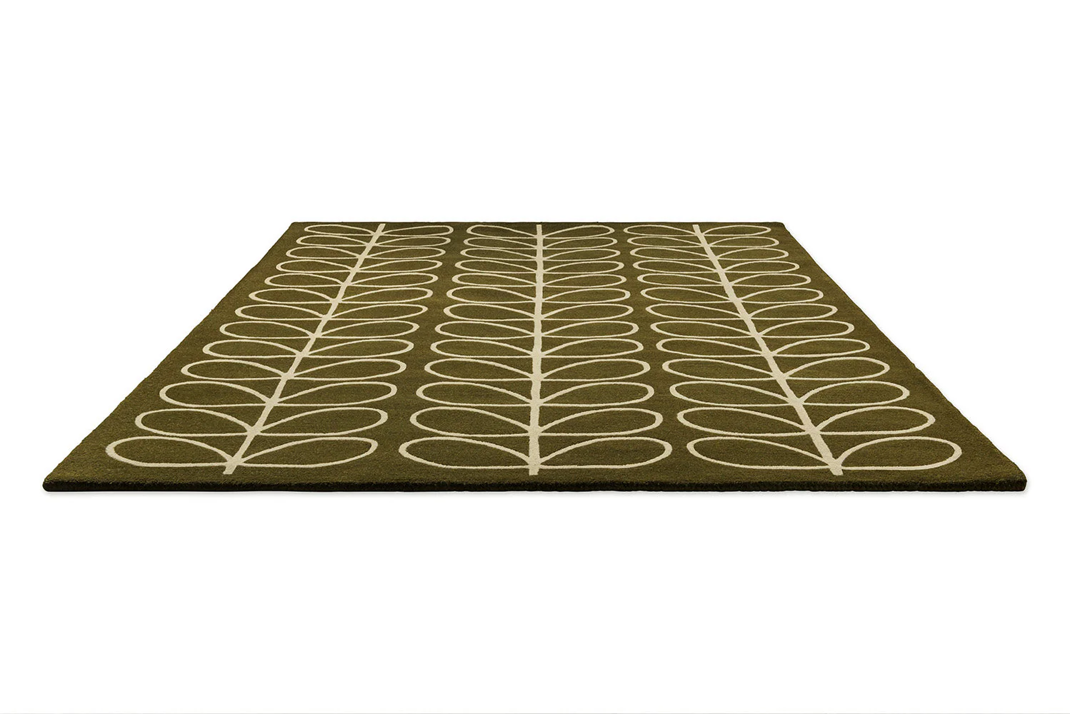 Orla Kiely Linear Stem Olive 060501 Rug - Image 5