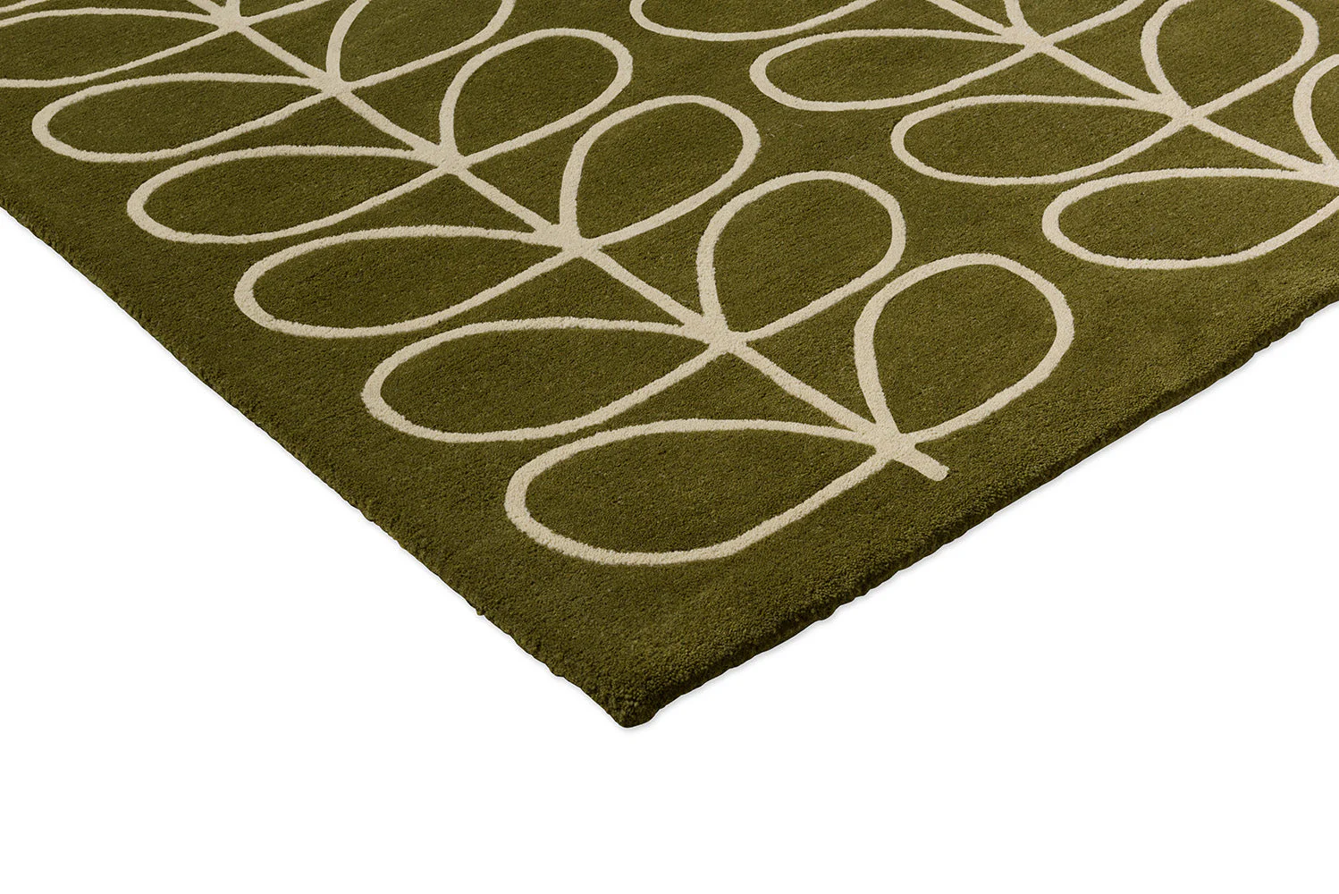 Orla Kiely Linear Stem Olive 060501 Rug - Image 6