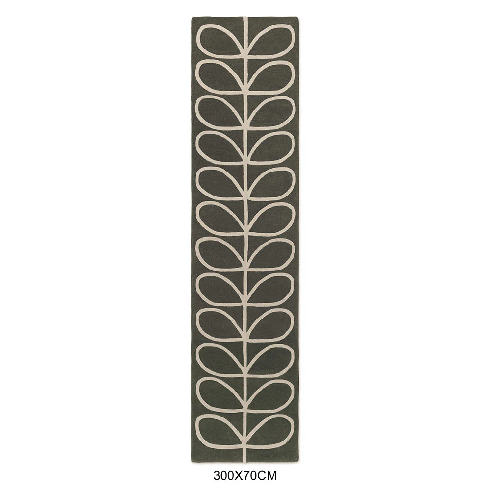 Orla Kiely Linear Stem Slate 060505 Runner Rug - Image 3