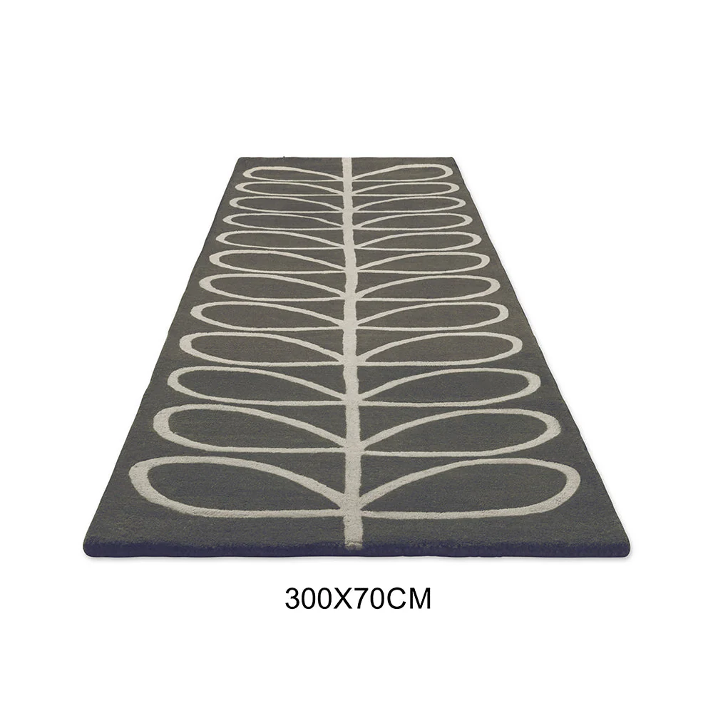 Orla Kiely Linear Stem Slate 060505 Runner Rug - Image 4