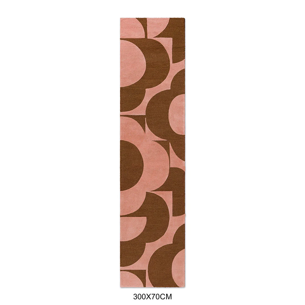 Orla Kiely Prism Flower Pink - Terracotta 158002 Rug - Image 10