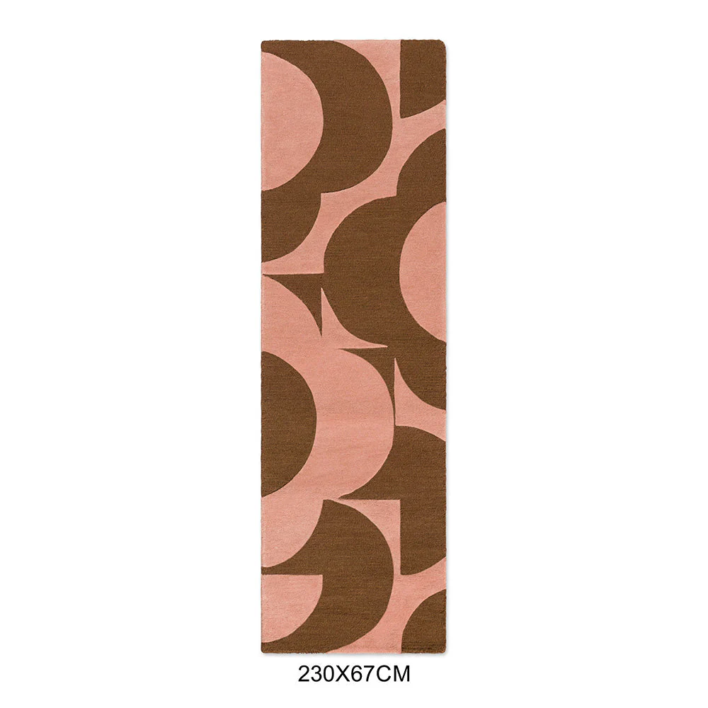 Orla Kiely Prism Flower Pink - Terracotta 158002 Rug - Image 9
