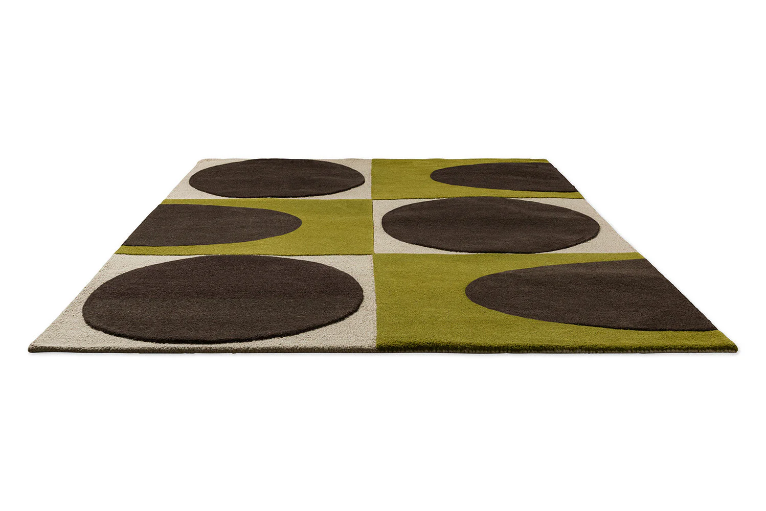 Orla Kiely Spot Square Walnut - Lichen 157907 Rug - Image 4