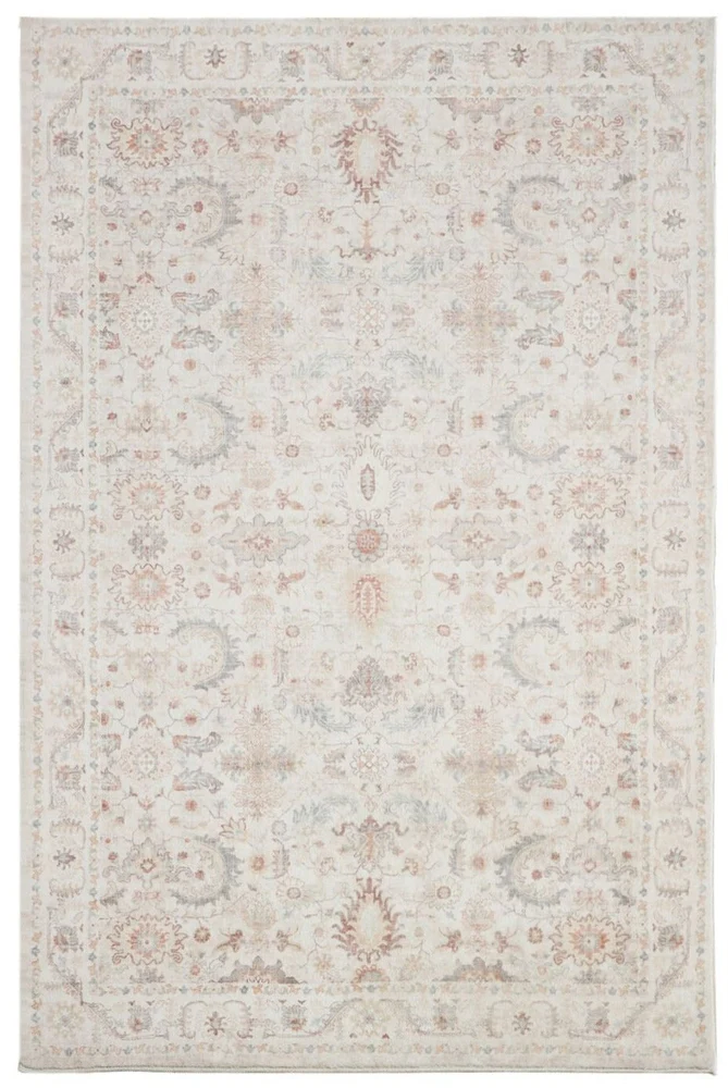 Osaka Beige Machine Washable Rug