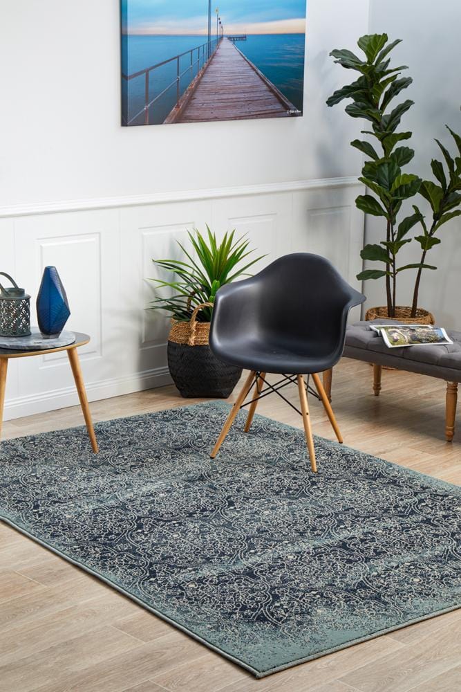 Oxford Mayfair Edge Denim Rug - Image 4