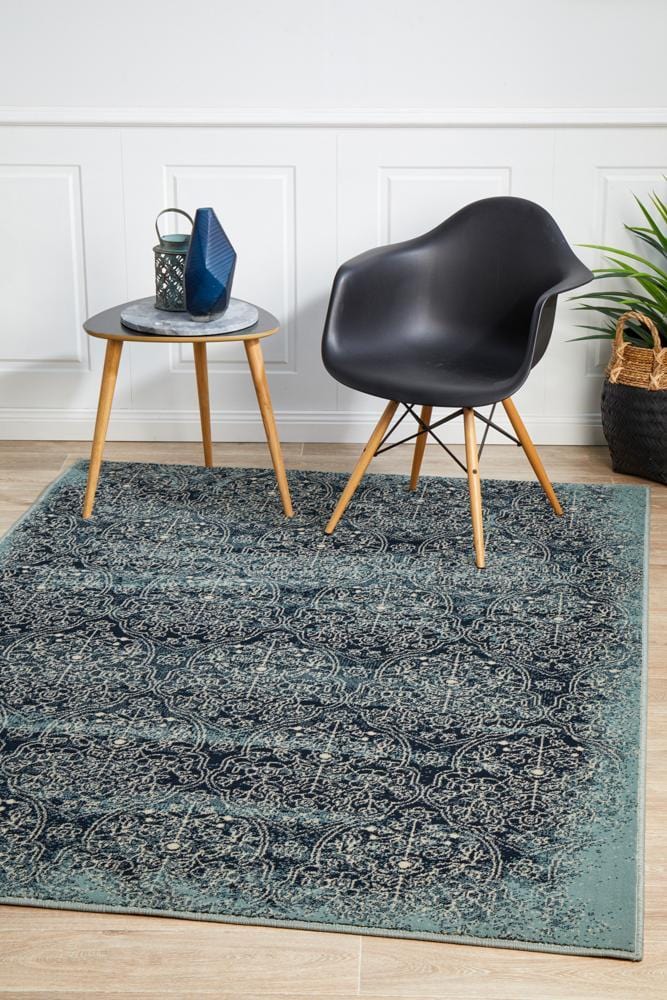Oxford Mayfair Edge Denim Rug - Image 5