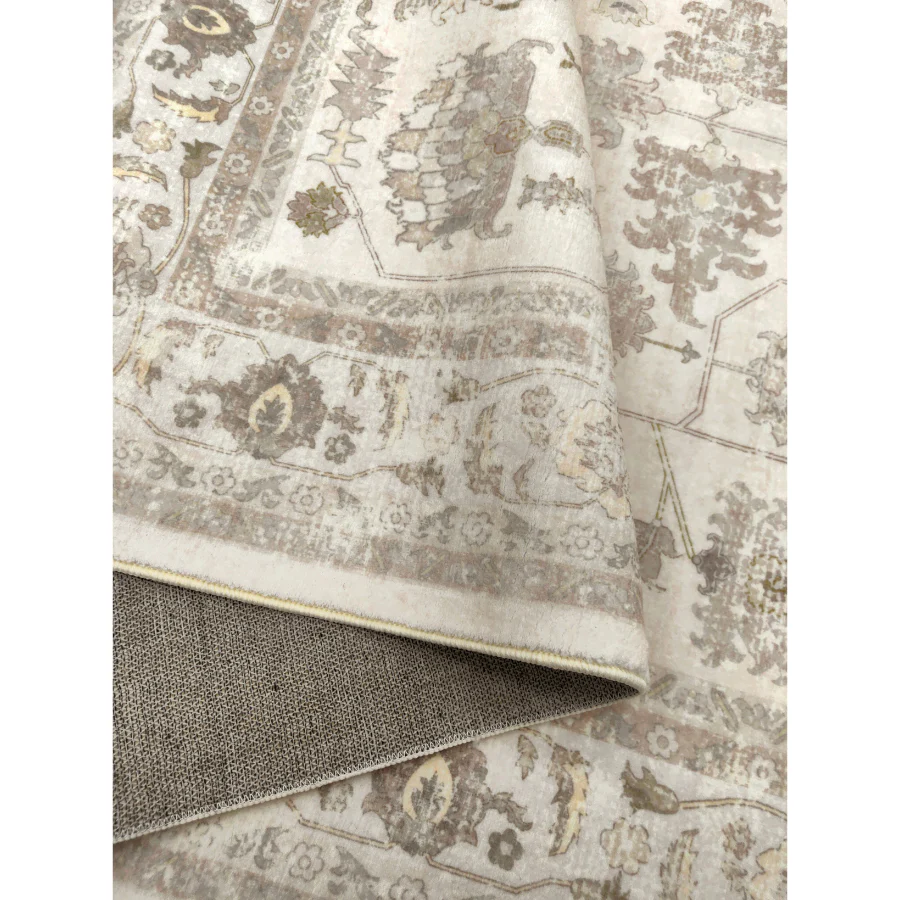 Pasadena Multicoloured Distressed Machine Washable Rug - Image 4