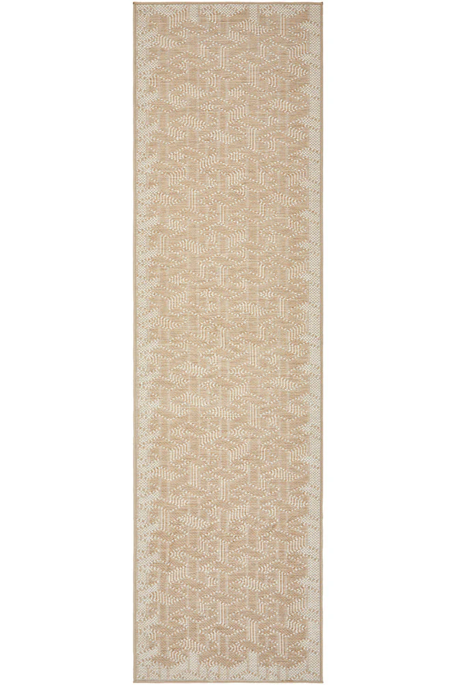Patio Kudo Natural Indoor Outdoor Runner Rug