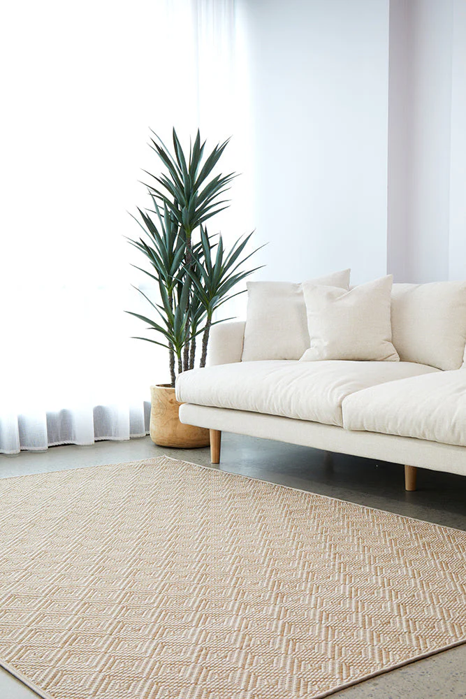 Patio Misty Natural Indoor Outdoor Rug - Image 4