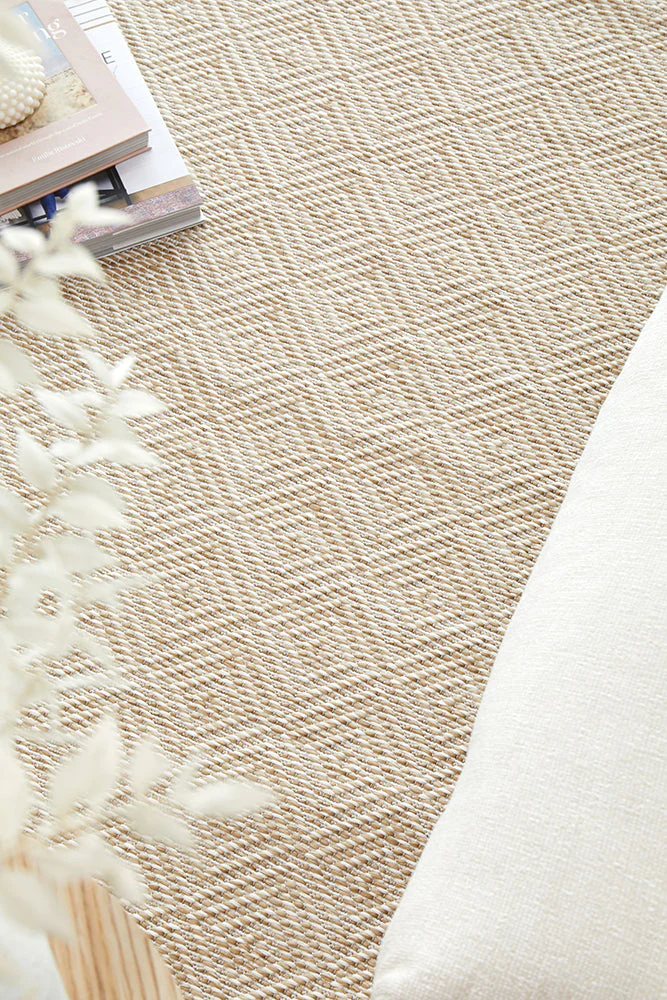 Patio Misty Natural Indoor Outdoor Rug - Image 5