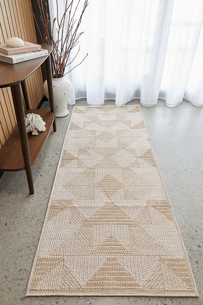 Patio Rico Natural Indoor Outdoor Runner Rug - Image 4