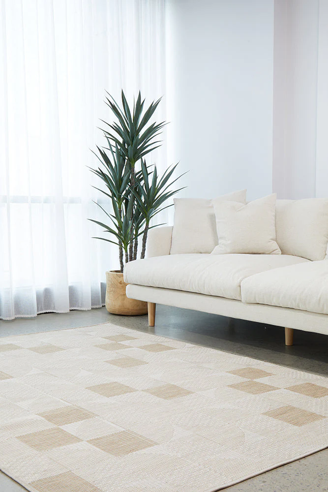 Patio Selin Natural Indoor Outdoor Rug - Image 4