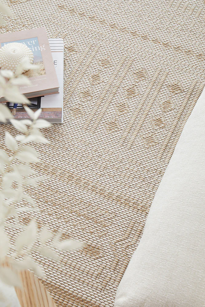 Patio Ziggy Natural Indoor Outdoor Runner Rug - Image 5