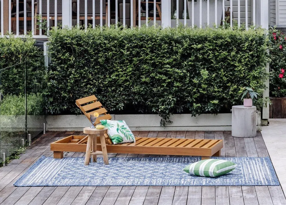 Pearl Blue Outdoor Rug - Image 5