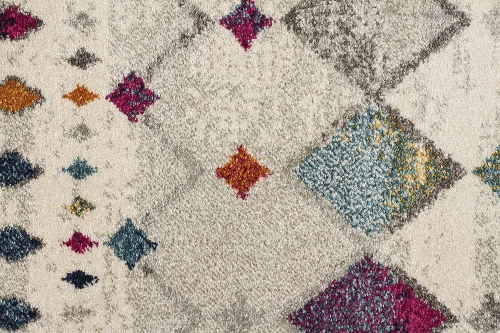 Peggy Tribal Morrocan Style Multi Round Rug - Image 5