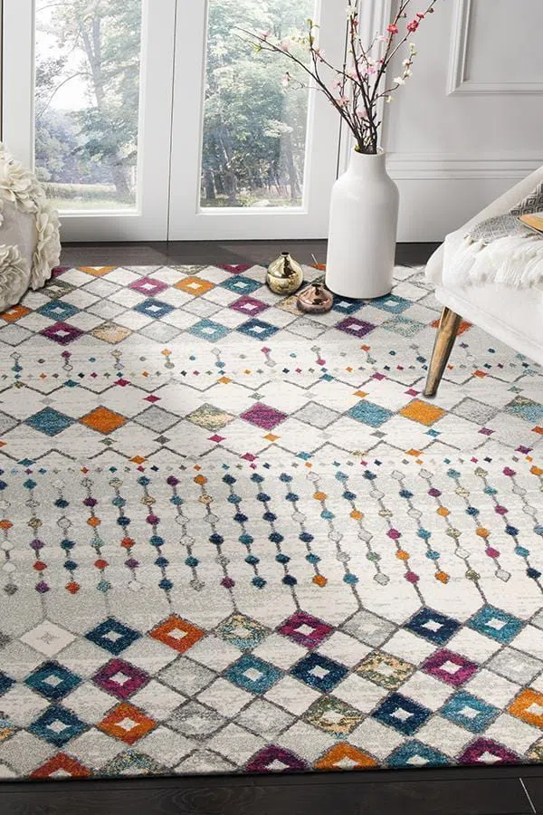 Peggy Tribal Morrocan Style Multi Rug - Image 3