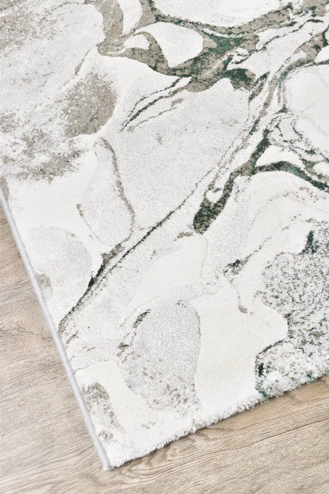 Prisma Emerald Green Abstract Rug - Image 5