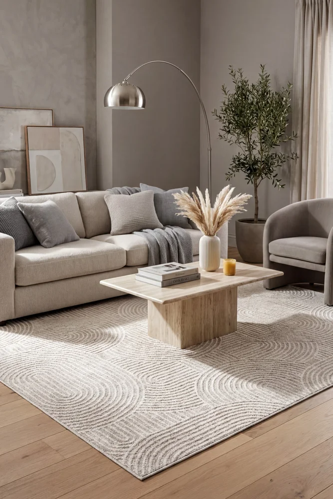 Prague Klarn Tan Rug - Image 2