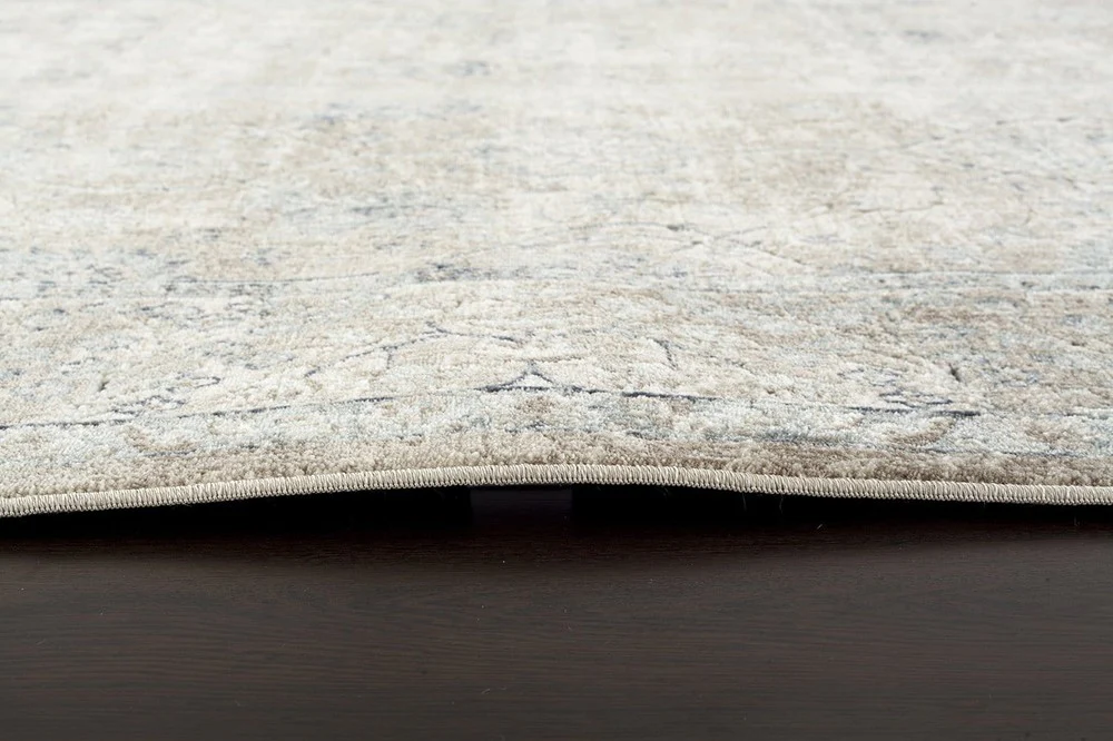 Providence Vine Traditional Grey Cream Rug - Image 5