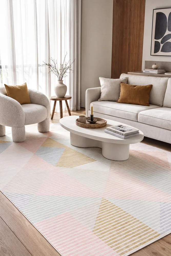 Revive Dali Pastel Washable Rug - Image 2