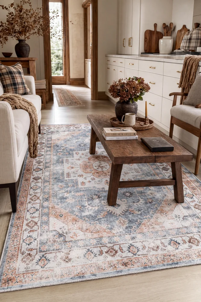 Revive Dawn Putty Washable Rug - Image 2