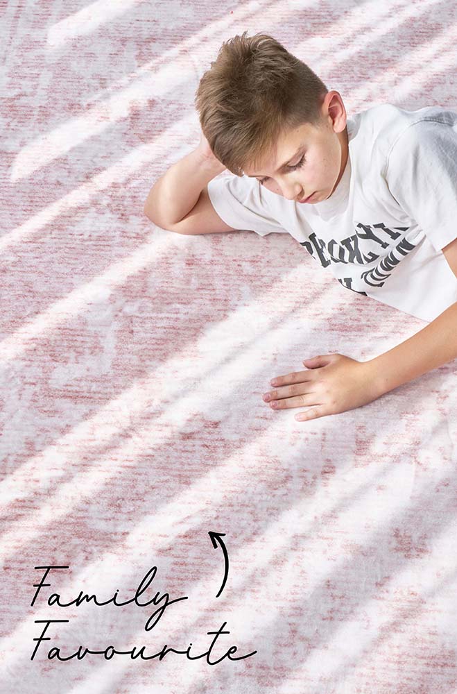 Revive Muse Blush Washable Rug - Image 9