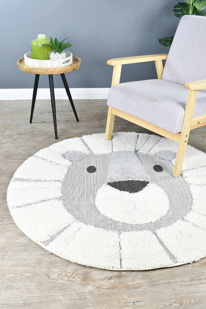 Mr&Mrs Lion 521 Round Rug - Image 9