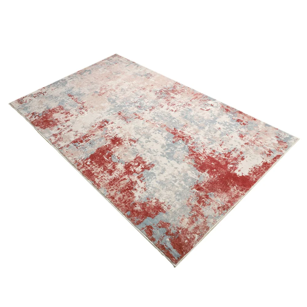 Roorkee Red Machine Washable Rug - Image 4