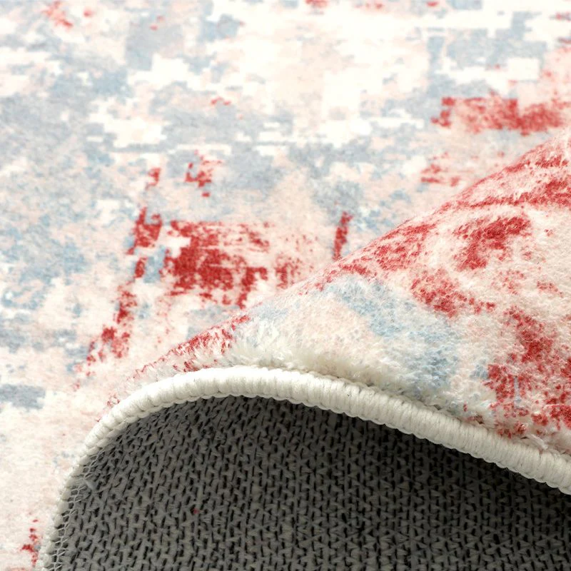 Roorkee Red Machine Washable Rug - Image 5