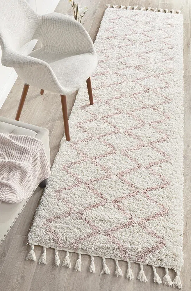 Saffron 11 Pink Runner Rug - Image 3