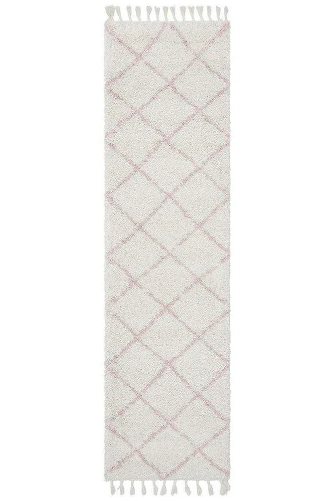 Saffron 22 Pink Runner Rug - Image 2