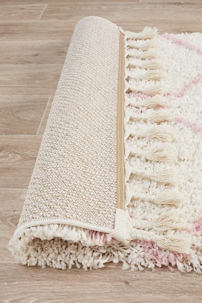 Saffron 22 Pink Runner Rug - Image 8
