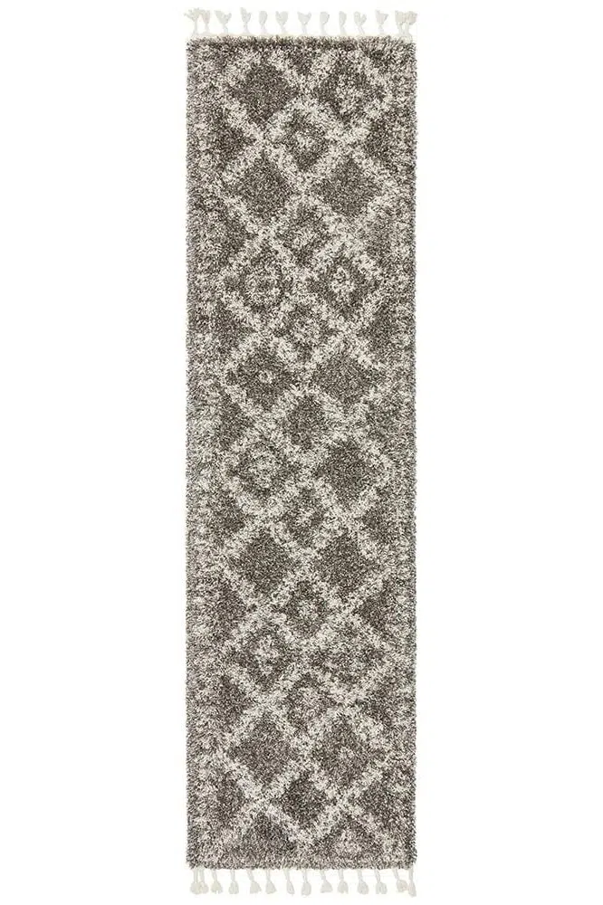 Saffron 33 Grey Runner Rug - Image 2