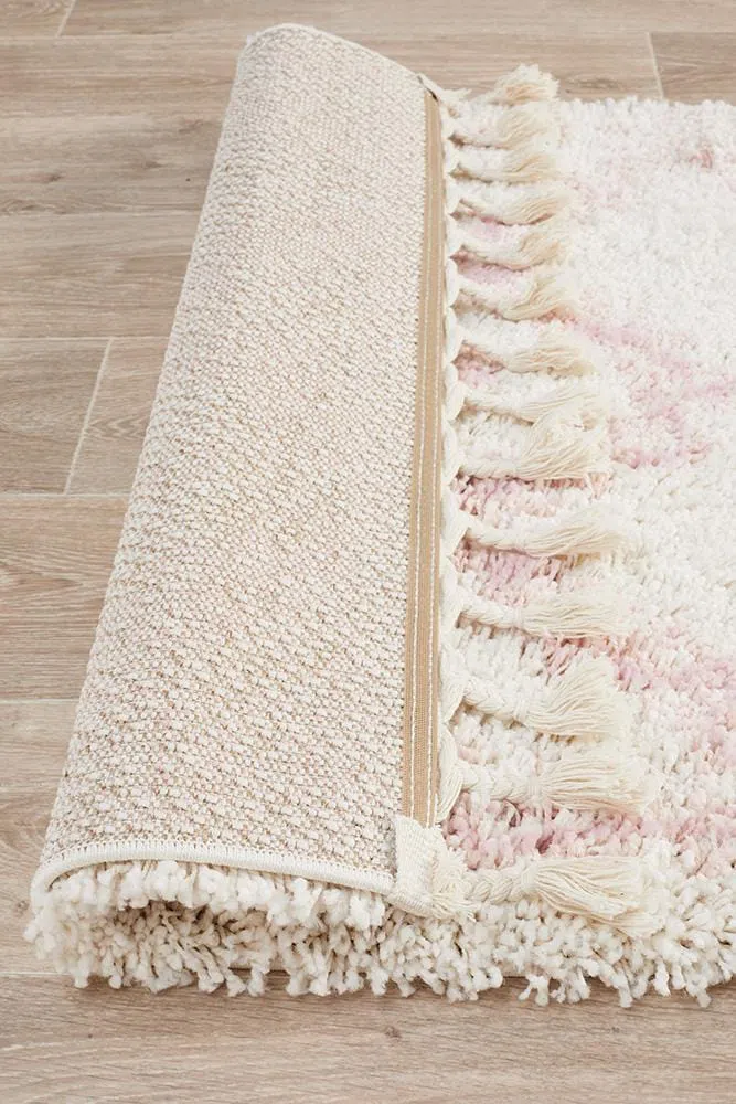 Saffron 33 Pink Runner Rug - Image 8