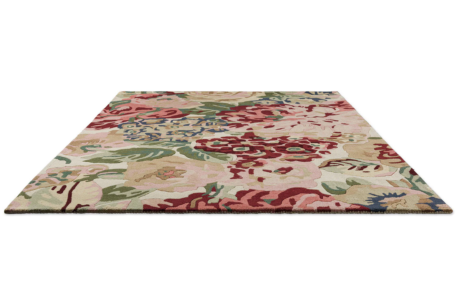 Sanderson Rose & Peony Red 045000 Rug - Image 3