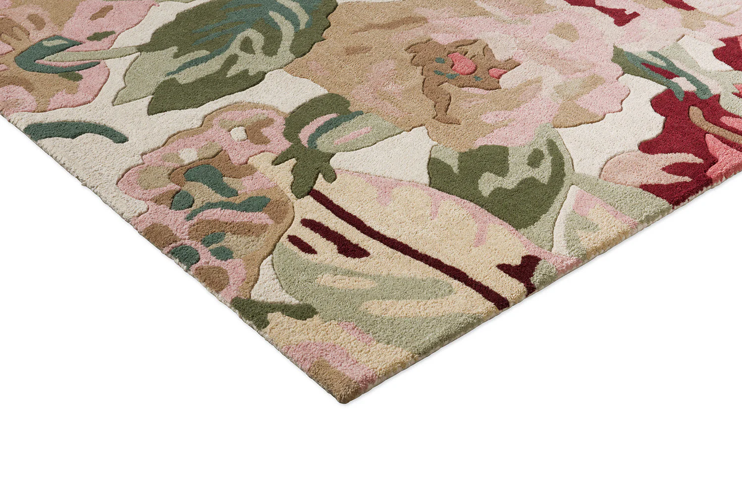 Sanderson Rose & Peony Red 045000 Rug - Image 4