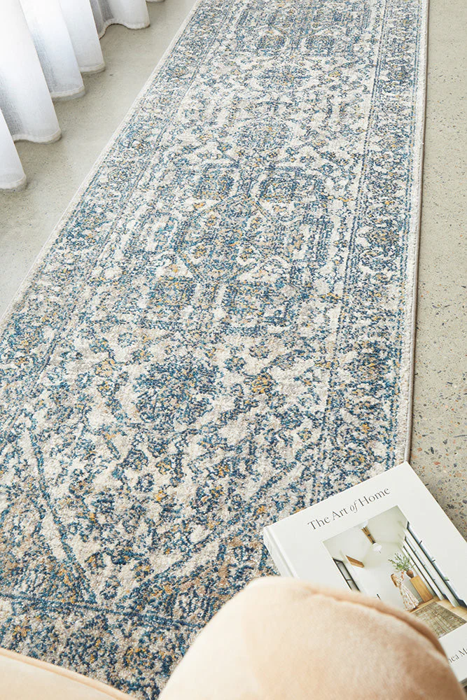 Sasha Blue Runner Rug - Image 2