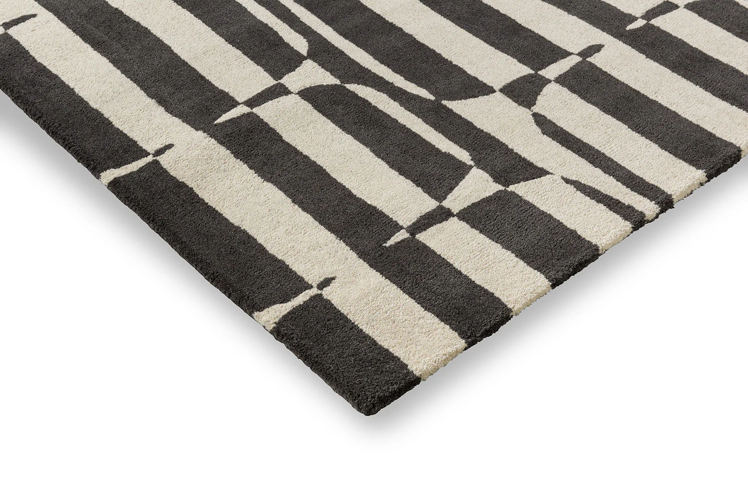 Scion Lohko Stripe Charcoal 123105 Rug - Image 5
