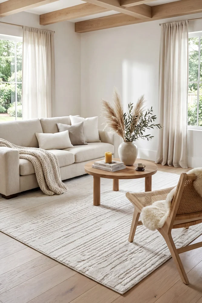 Serenade Ezra White Rug - Image 2