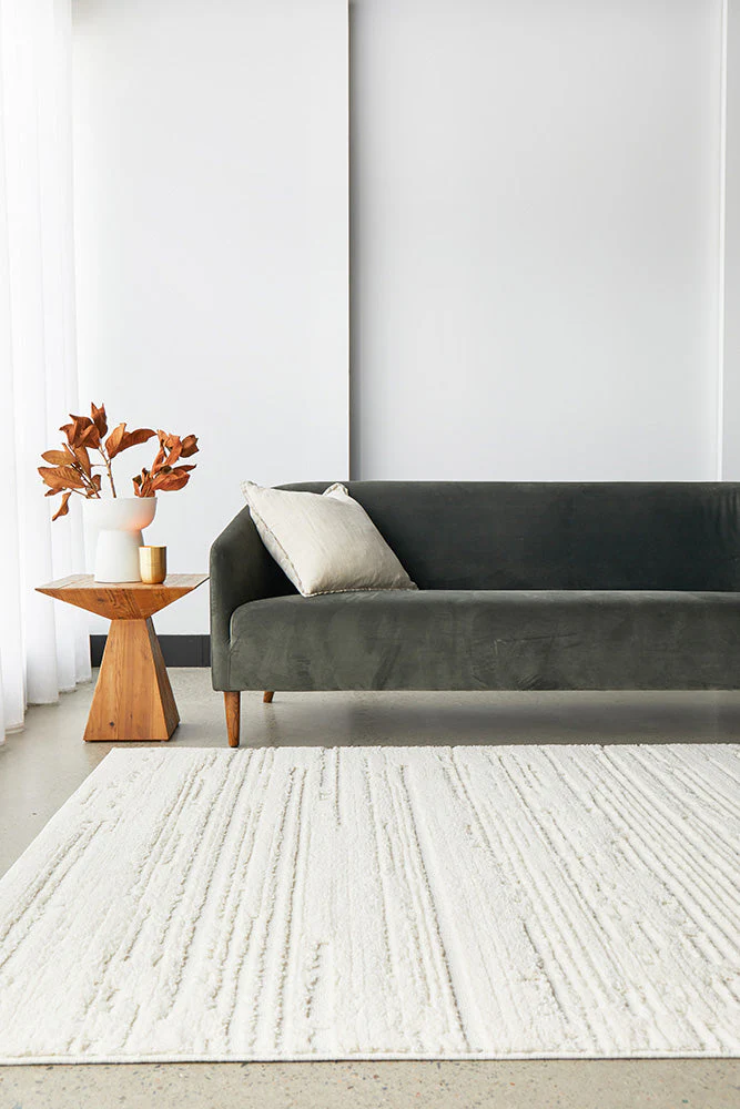 Serenade Ezra White Rug - Image 3